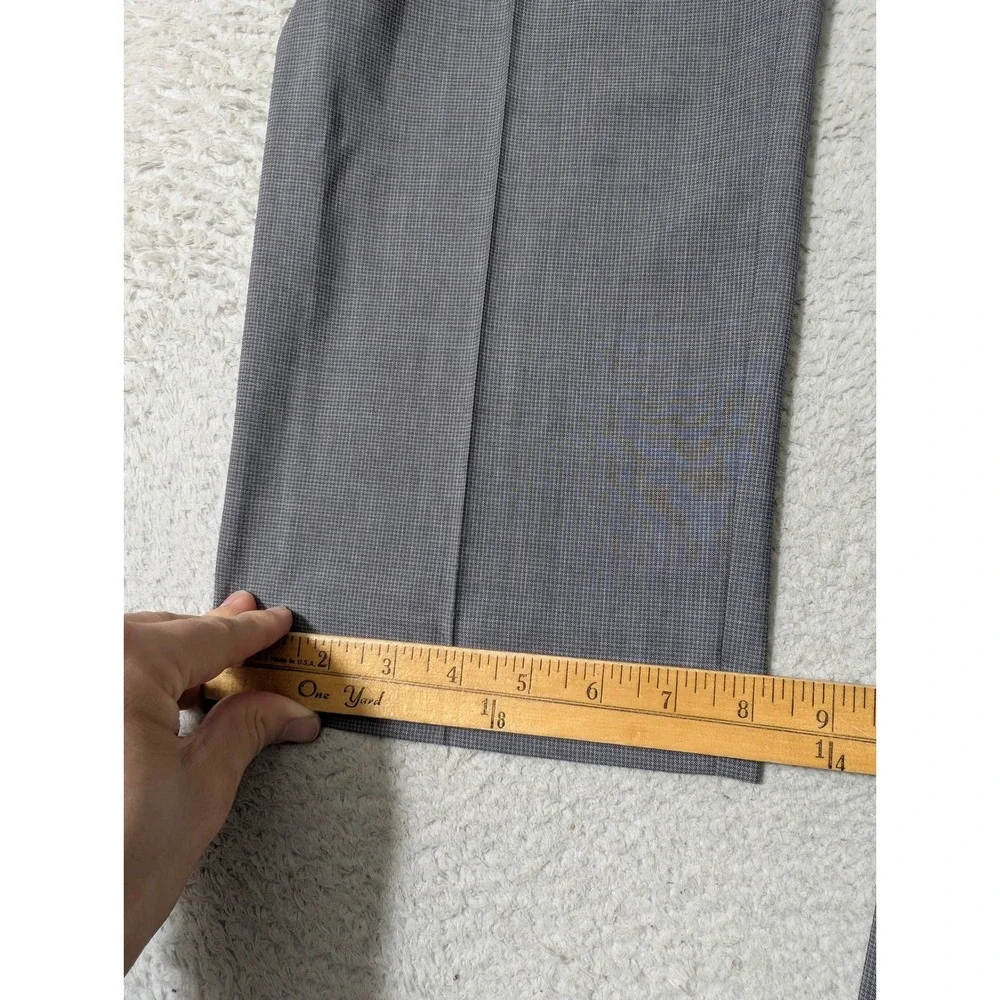 Banana Republic‎ Dress Pants Mens 35/32 Grey Slim Fit Tollegno 1900 Wool